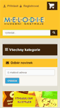 Mobile Screenshot of melodie-hudebniny.cz